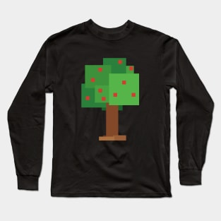 Geometric Apple Tree Long Sleeve T-Shirt